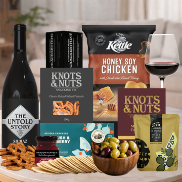 Shiraz food and wine Hamper for Him
