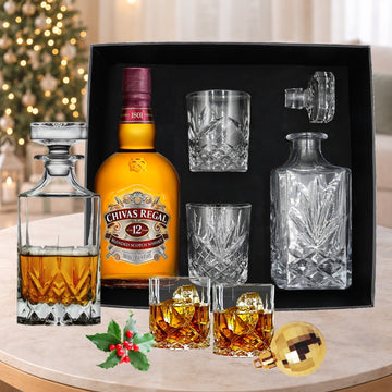 Whiskey Decanter Christmas Hamper For Him