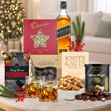 Whiskey & Snack Christmas Hamper