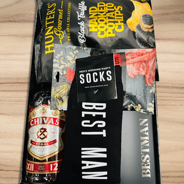 Best Man's Whisky & Flask Hamper - Tastebuds