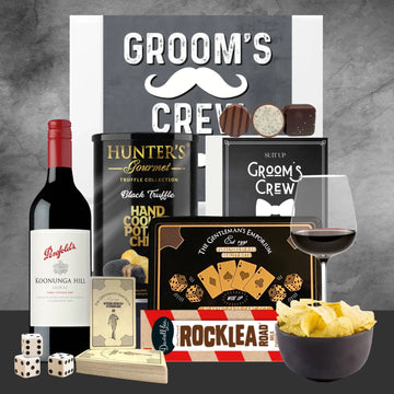 Groom's Crew Shiraz Hamper - Tastebuds