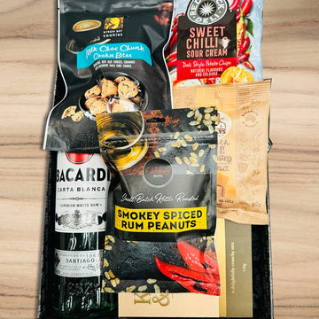 Bacardi Rum & Snacks Hamper - Tastebuds