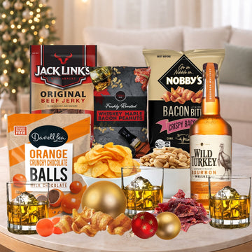 Festive Wild Turkey Bourbon Hamper