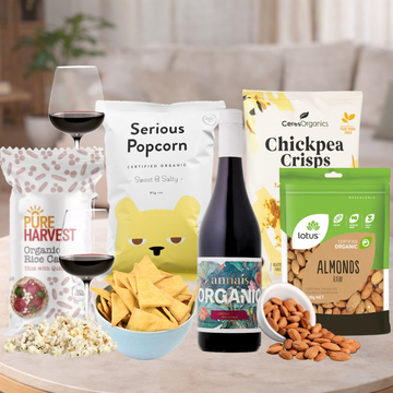 Organic Shiraz Wine Hamper with Annais