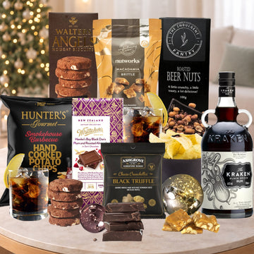 Christmas Spiced Rum Hamper with The Kraken
