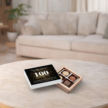 100th Birthday Pure Indulgence Choc Box 40g