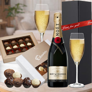 Moet & Chocolate Gift Box