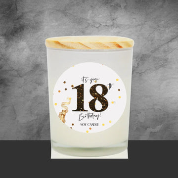 18th Birthday Soy Candle - Tastebuds