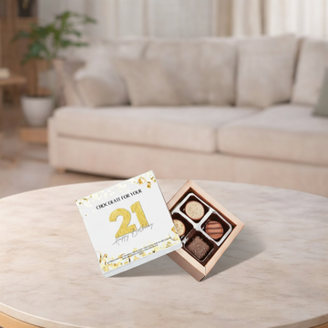 21st Birthday Pure Indulgence Choc Box 40g