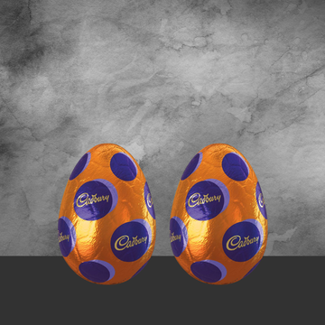 2 Cadbury Chocolate Easter Hollow Eggs 50g