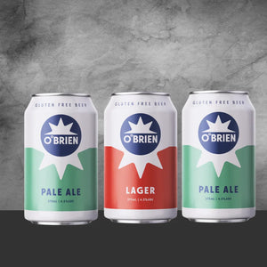 3 O'Brien Gluten Free Beers 330ml - Tastebuds