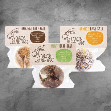 3 Carob and Hare Protein Balls 32g - Tastebuds