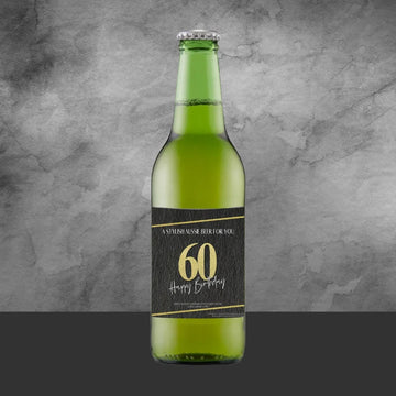 60th Birthday Beer 330ml - Tastebuds
