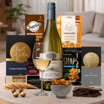 Happy 70th Ferrero Bubble & Treat birthday hamper with Chandon Rosé