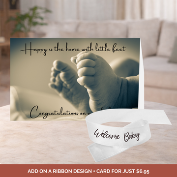 Baby Ribbon + Card Bundle