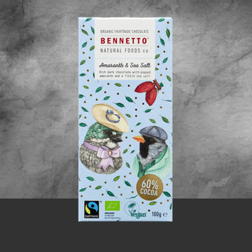 Bennetto Amaranth Sea Salt Chocolate 100g - Tastebuds