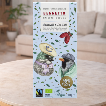 Bennetto Amaranth Sea Salt Chocolate 100g
