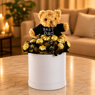 Best Dad Teddy Bouquet