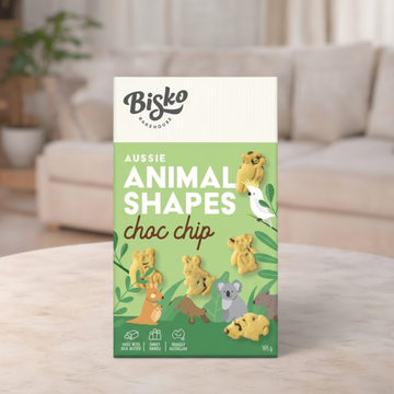 Bisko Bakehouse Choc Chip Animal Shaped 165g