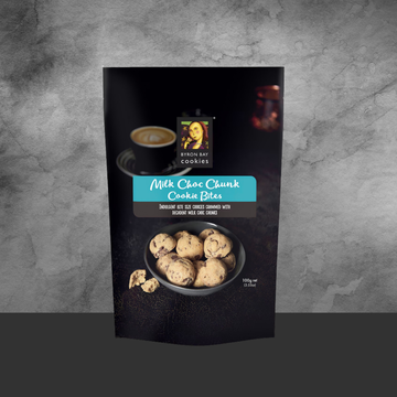 Byron Bay Cookies Gf Milk Choc Chunk Bites Cookie Pouch 100g