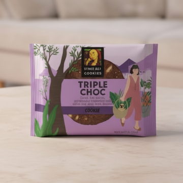 Byron Bay Cookies Triple Choc Fudge Café Cookie 60g