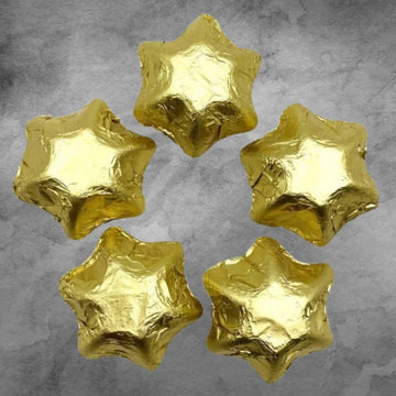 5 Gold Chocolatier Belgian Chocolate Stars - Tastebuds