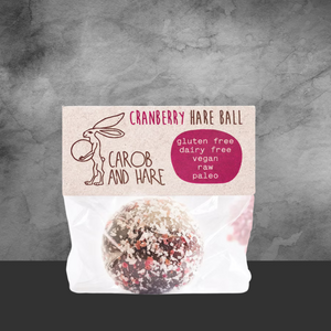 Carob and Hare Cranberry Hare Protein Ball 26g - Tastebuds