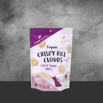 Ceres Organics Salt & Vinegar Crispy Rice Clouds 50g - Tastebuds