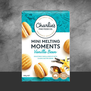 Charlie's Fine Foods Co. Vanilla Bean Mini Melting Moments 100g - Tastebuds