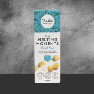 Charlie's Fine Foods Co. Vanilla Bean Mini Melting Moments 50g - Tastebuds