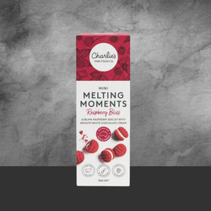 Charlies Fine Food Co. Raspberry Bliss Mini Melting Moments 50g - Tastebuds