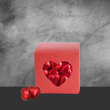 Chocolatier Assorted Foiled Hearts Box 10 Chocolate Hearts - Tastebuds