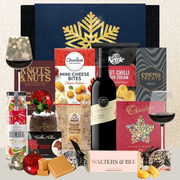 Christmas Red Wine & Pudding Hamper