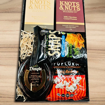 Dimple Whisky & Christmas Nibbles Hamper - Tastebuds