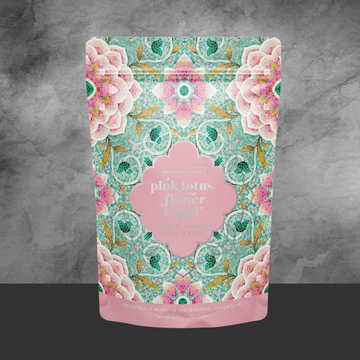 Empire Australia Australian Naturals Pink Lotus, Grapefruit, Lavender, Rose & Peppermint Bath Salts 200g