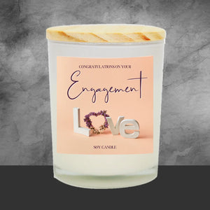 Engagement Congratulations Soy Candle - Tastebuds