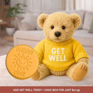 Get Well Soon Teddy & Cookie Extras Bundle