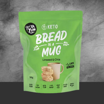 Get Ya Yum On Linseed Chia Bread-in-a-Mug 50g - Tastebuds