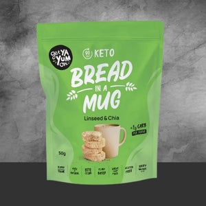 Get Ya Yum On Linseed Chia Bread-in-a-Mug 50g - Tastebuds