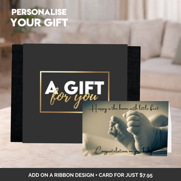 Gift For You Sleeve + New Baby Birthday Card