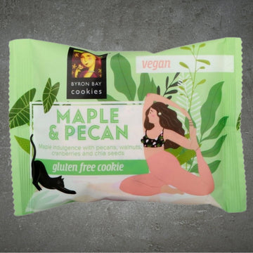 Byron Bay Cookies Gf Vegan Maple & Pecan Café Cookie 60g