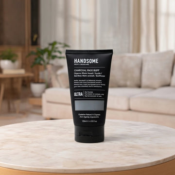 Handsome Men's Charcoal Face Buff 125ml