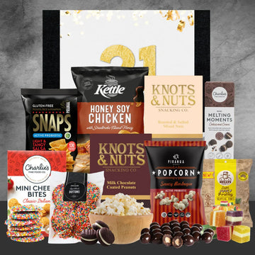 Happy 21st Savoury Snack Delight - Tastebuds