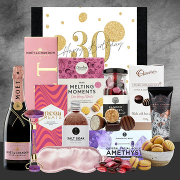 Happy 30th Deluxe Pamper with Moet RosΓ© Birthday - Tastebuds