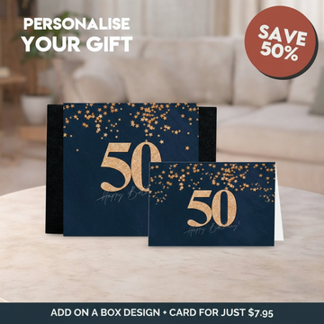 50th Happy Birthday Sleeve + Card