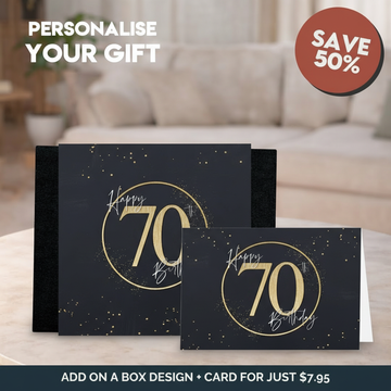 70th Happy Birthday Sleeve + Card