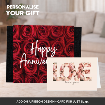 Happy Anniversary Sleeve + Love You Card Bundle