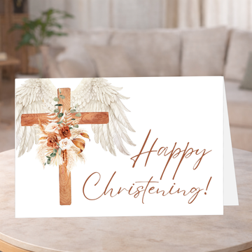 Happy Christening greeting card