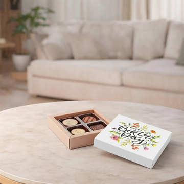 Happy Birthday Flowers Pure Indulgence Choc Box 40g