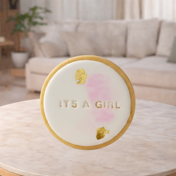 It's A Girl Handmade Cookie